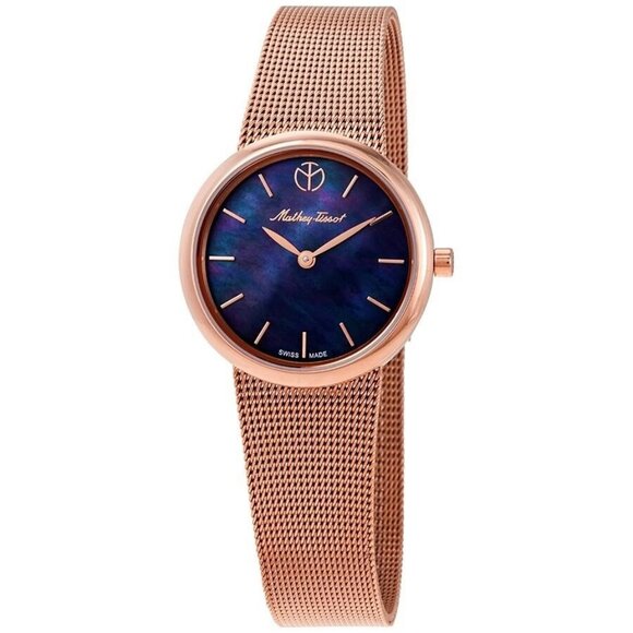 FX03697B NWT Mathey-Tissot Fashion Ladies Quartz Steel Authentic Watch - Picture 1 of 3
